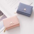 [SG Instocks] Korean style wallet for women mini purse casual short wallet gift cute. 