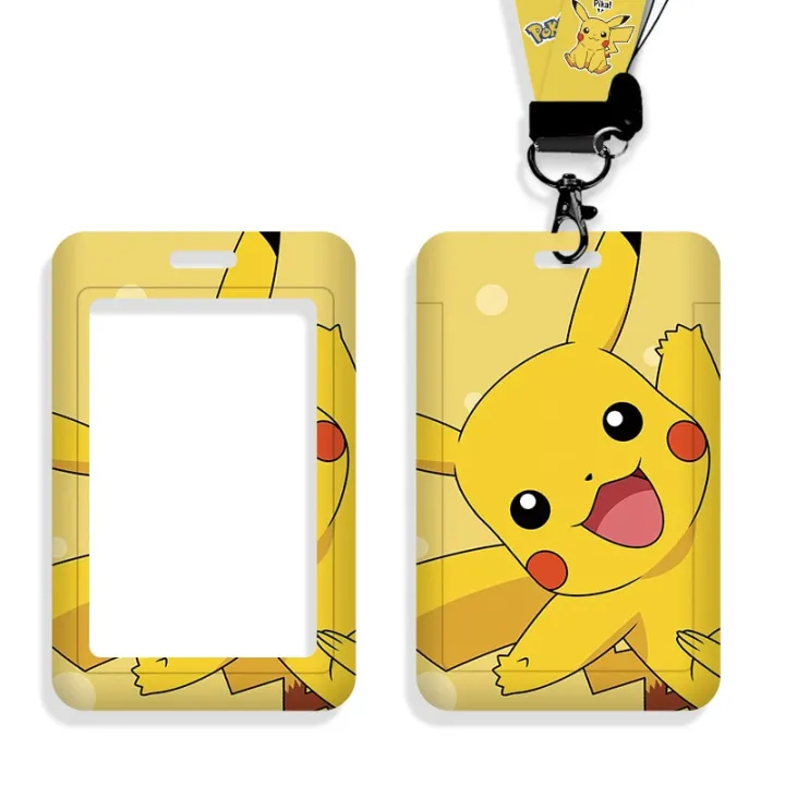 Pokemon%20Anime%20Card%20Holder%20Pikachu%20Squirtle%20Cartoons%20Figure%20PVC%20Student%20Campus%20Card%20Hanging%20Lanyard%20ID%20Protective%20Case%20Wholesale%20-%20Image%205