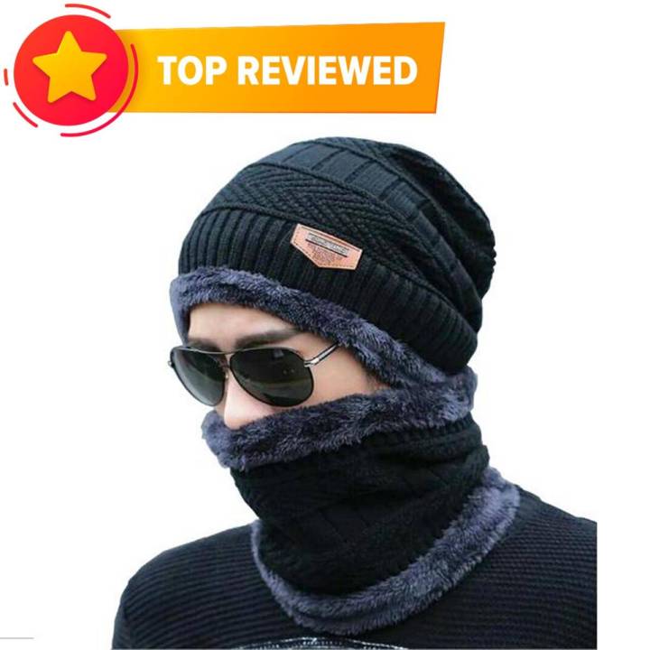 Neck Warmer Winter Hat Knit Cap Scarf Cap Winter Hats p