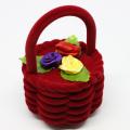 Flower Basket Jewelry Ring Box Jewelry Packaging Box. 
