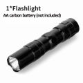 Mini keychain flashlight AAA battery powered portable multi-function waterproof light for outdoor camping small pen torch lights. 