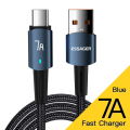 Essager 7A 100W USB Type C Cable 100W Fast Charging Wire For OPPO Oneplus Huawei P40 P30 Samsung Realme USB C Charger Data Cord. 