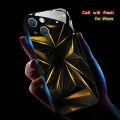 Geometry LED Light Luminous Phone Case For iPhone 15 13 Pro 12 Mini 14 Plus 11 XS Max X XR 8 7 Luxury Circuit Call Glow Shell. 