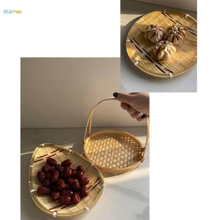 Bamboo%20Basket%20Tray%20Woven%20Fruit%20Basket%20for%20Countertops%20Cabinets%20Bedroom%20-%20Image%204