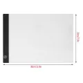 A4 LED Light Pad For Painting Drawing Tablet USB Powered Light Board 3.5mm Ultra-thin Copy Pad Panel Table Tracing Drawing Board. 
