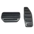 Car Accessories-1 * Accelerator pedal 
1 * Brake pedal-Carbon Fiber&Black. 