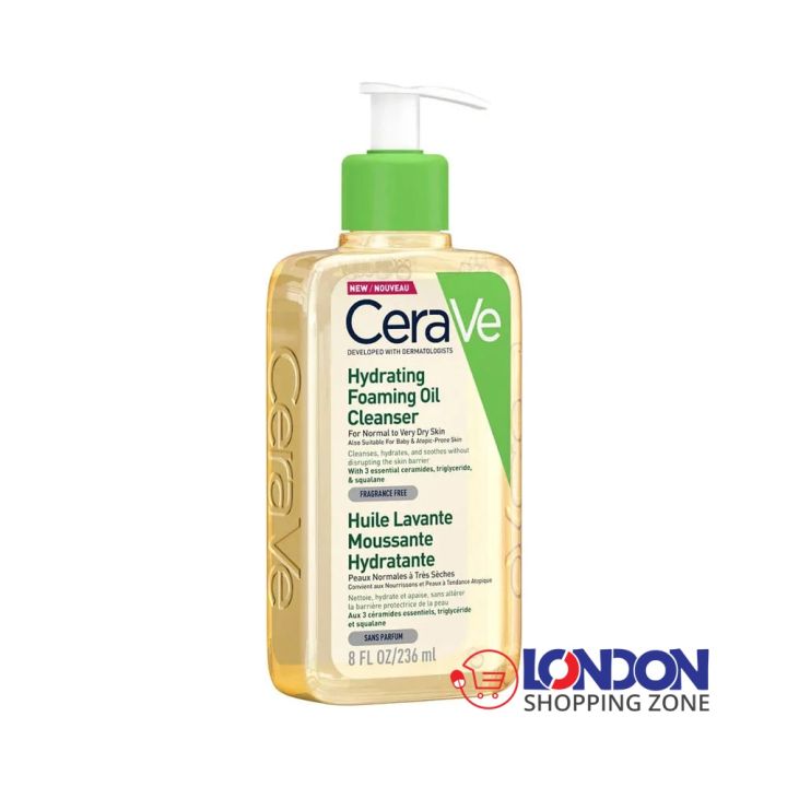 CeraVe Hydrating Foaming Oil Cleanser 236ml UK