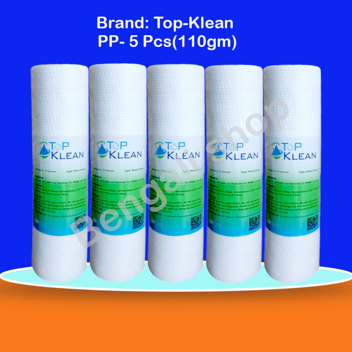 Water Filter Accessories Top Klean(5)Piece PP 110gm Sediment Water Filter Kit.