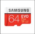 Samsung 64 GB Micro SD Memory Card - EVO PLUS CLASS 3 Premium Quality Micro SD memory card 64 GB Best quality.