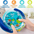Creative 3D Puzzle Handheld Rolling Ball Gear Maze Game Gear Labyrinth Disk Gear Balance Ball IQ Puzzle Kids Educational Toys. 