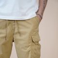 SIMWOOD Summer New Loose Ankle-length Cargo Pants Men Tactical Joggers  Multi-pocket Trousers 100% Cotton Pants. 