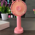 Mini Portable USB Hand Fan Built-in Rechargeable Battery Operated Summer Cooling Table Fan with Standing Holder Handy Base For Home Office Indoor Outdoor Travel (Multi color). 