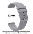 22mm Silicone Strap for Imilab KW66/Colmi i30/Mibro X1 - Durable and Comfortable. 