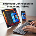 UGREEN Membrane Keyboard Slim Compact Wireless Bluetooth with Media Hotkeys for Windows iOS iPad OS Android Computer Desktop Laptop Surface Tablet.