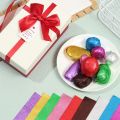 100pcs 10x10cm Aluminum Foil Candy Chocolate Biscuits Tin Wrapping Paper DIY Metal Embossing Gift Craft Paper Packaging Paper.