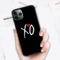 Weekend XO Mobile Cell Phone Case for iPhone 15 14 13 12 11 XS X 8 7 6 Plus Mini Pro Max SE 2022 Black Soft Phone Cover Funda. 