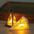 3D Triangle Electronic Candle-Holder LED Candle Night Light Party Atmosphere Decoration Ornament Props Home Decor. 