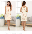 Body Towel Free Size Bath Gown Sling Robes Home Nightwear Microfiber Women Bathrobe.