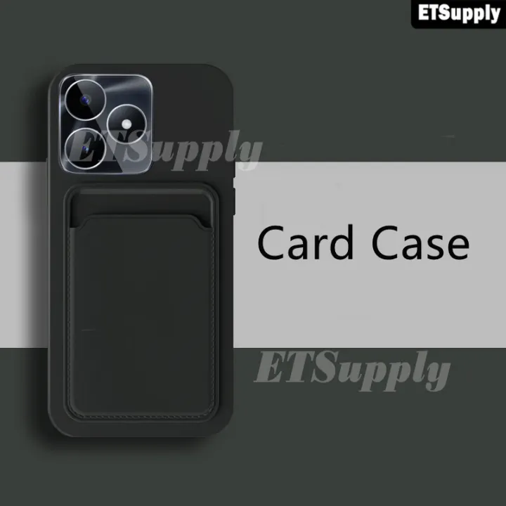 Wallet%20Phone%20Case%20for%20Realme%20C61%20Liquid%20Silicone%20Protection%20Soft%20Silicone%20Realme%20C61%20Back%20Card%20Case%20Convenient%20-%20Image%203