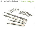 Surgical Bp Blades china(100pcs 1box)With Surgical Blade Handle 3/4.1pcs.