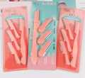 Eyebrow trimmer, stainless steel blades, three decorative eyebrow razors, eyebrow shavers, makeup tools -1pac.