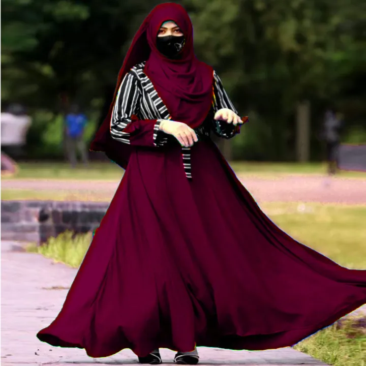New%20Attractive%20Premium-Quality%20Step%20Contrast%20Irani%20Party%20Abaya%20Burkha%20Set,%20Dubai%20Charry%20Fabric,%20Muslim%20Outerwear%20Collection%202023%20-%20Image%204