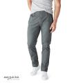 Slim-Fit Chino Gabardine Pants - Deep Gray.