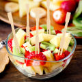 100PCS Bamboo Disposable Wooden Fruit Fork Dessert Cocktail Set Summer Party Home Household Decor Tableware Supplies. 
