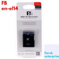 FB en-el14 battery for Nikon D3100, D3200, D3300, D3400, D5100, D5200, D5300, D5500, D5600. 