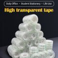 Transparent Tape Small Office Student Transparent Packing Tape DIY Business Special Tape Tool Packaging Tools Office Supplies Stationery Tape Small Block Glue. 