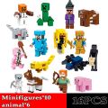 【Yurui】Minecraft Lego Village Set Diy Education Toys Gifts 8 in 1. 