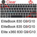 Keyboard cover for HP EliteBook 830 G10 835 G9 X360 1030 G8 G7 G6 735 G5 G4 G3 G2 630 Elite X2 1013 Protector Skin Case Silicone. 