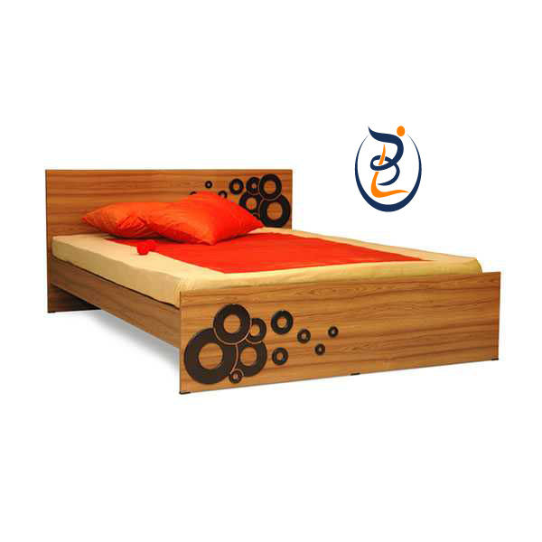 MDF Lecqure Polish Semi Box Double/ king Size Bed