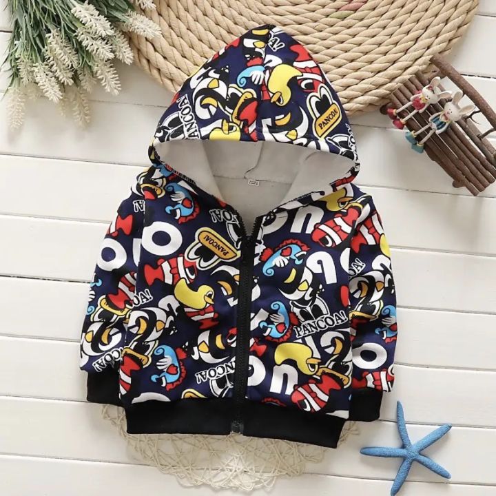 Baby Girls Hoodies Coat Outerwear 2023 New Fashion Jacket For Boy Kids Clothes Sweatshirt Zipper Windbreaker For Spring