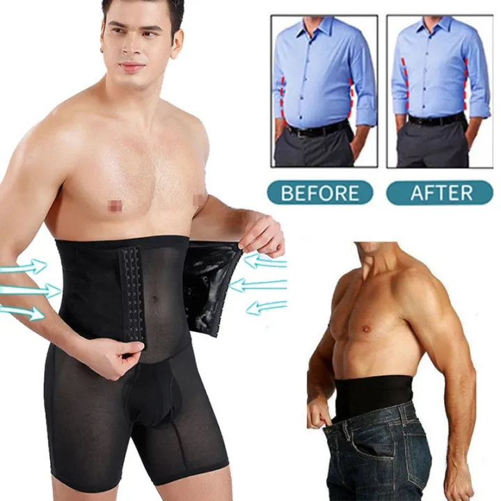 Men%20Body%20Shapers%20Tummy%20Control%20Panties%20Waist%20Trainer%20Belt%20Slimming%20Underwear%20Male%20Modeling%20Shapewear%20Compression%20Shorts%20-%20Image%203