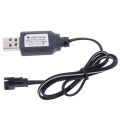 Charging Cable USB Battery Charger Ni-Cd Ni-MH Batteries Pack SM-2P Plug Adapter.