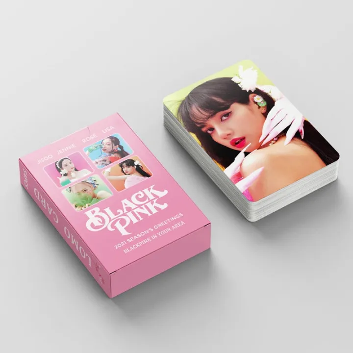 55pcs/box%20Kpop%20Blackpink%20Born%20Pink%20Album%20Photo%20Cards%20Lomo%20Card%20Jennie%20Photocard%20-%20Image%202