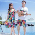 Beach Couple's Outfit Summer Suit Thailand Travel Sanya Honeymoon Seaside Vacation FatmmPlus size beach dress. 