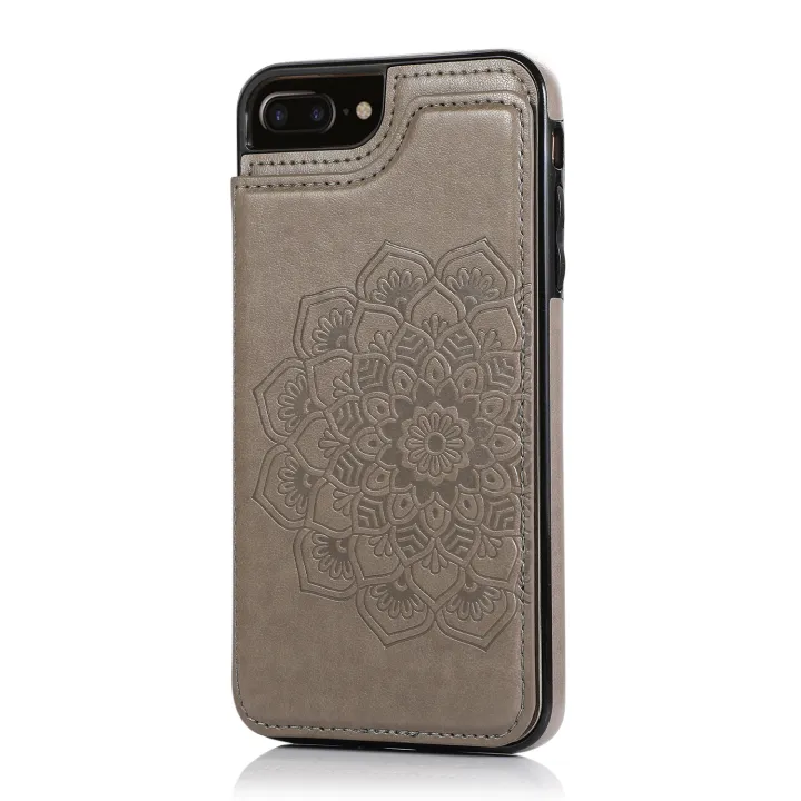 Applicable%20iPhone15%20Phone%20Case%20Mandala%20Embossed%20Mobile%20Phone%20Leather%20Case%20Crazy%20Horse%20Pattern%20S22U%20Card%20Holder%20Protective%20Shell%20-%20Image%203