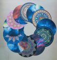Round G-7 Mouse Pad Mat Anti Slip Mousepad Random Process. 
