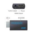 Wii To HDMI 1080P HD Converter Scaled Wii Signal To HDMI | NTSC / PAL Format | Game Enthusiast Adapter | For HDTV / Monitor / Projector. 