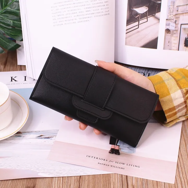 Ladies%20leather%20wallet%20women%20long%20flap%20high-end%20luxury%20long%20multifunctional%20buckle%20leather%20wallet%20-%20Image%205