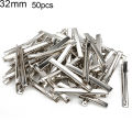 50 Pcs Metal Single Prong Alligator Women Hair Clips Barrette DIY 32mm-75mm. 