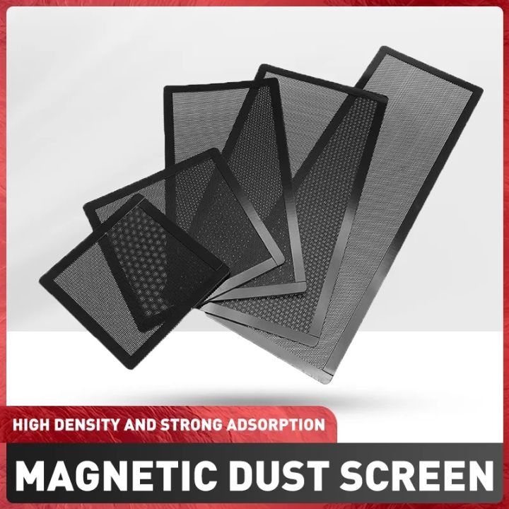 PC Chassis Cooling Dust Filter Magnetic PVC Net Guard Fan Cover Dust Filter Antidust Net