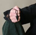 Black Arrowhead Pendant Necklace Chain For Men.