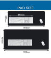 Gaming Mouse Pad Mousepad Gamer Desk Mat Large Keyboard Pad Xll Carpet Computer Table Surface For Accessories Xl Ped Mauspad.