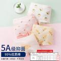 Girls' Four-Pack BriefsaClass Children's Underwear 5ADouble Antibacterial Cartoon Cotton Flat Shorts Wholesale. 