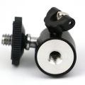Rotatable Mini Tripod Ball Head 1/4" Screw Rotary Mount Ballhead Stand for Camera Tripod LED Light Flash. 