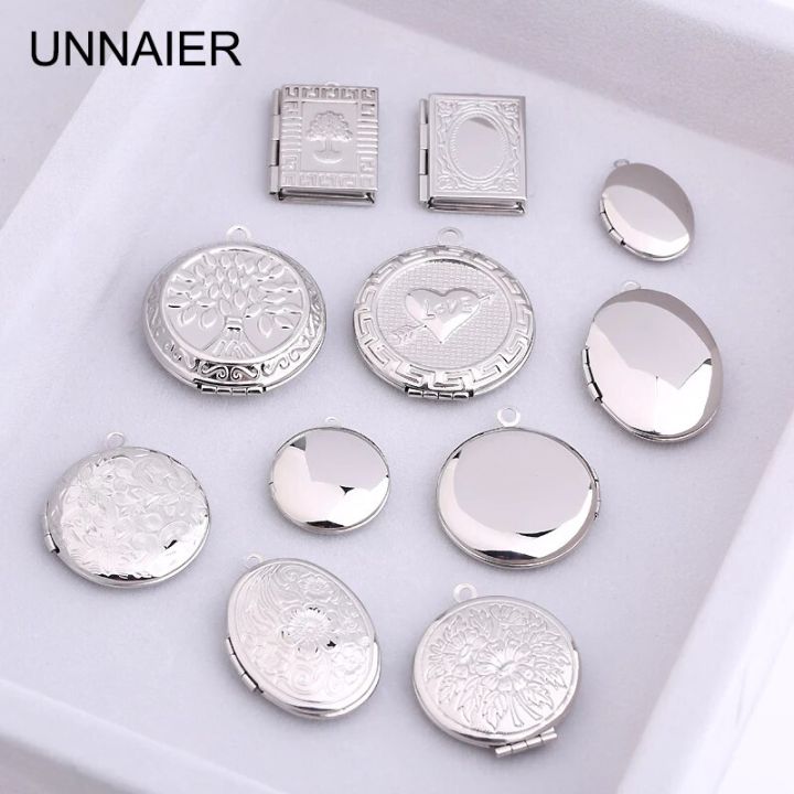 UNNAIER%201/pic%20geometric%20round%20photo%20frame%20necklace%20pendant%20titanium%20steel%20stainless%20steel%20metal%20handmade%20diy%20accessories%20jewelry%20-%20Image%203