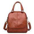 Ladies Ladies fashion backpack Chic Small size Fashion Designer leather handbag Designer PU leather PU leather shoulder bag for Daily use Travel College students Work Casual outings.